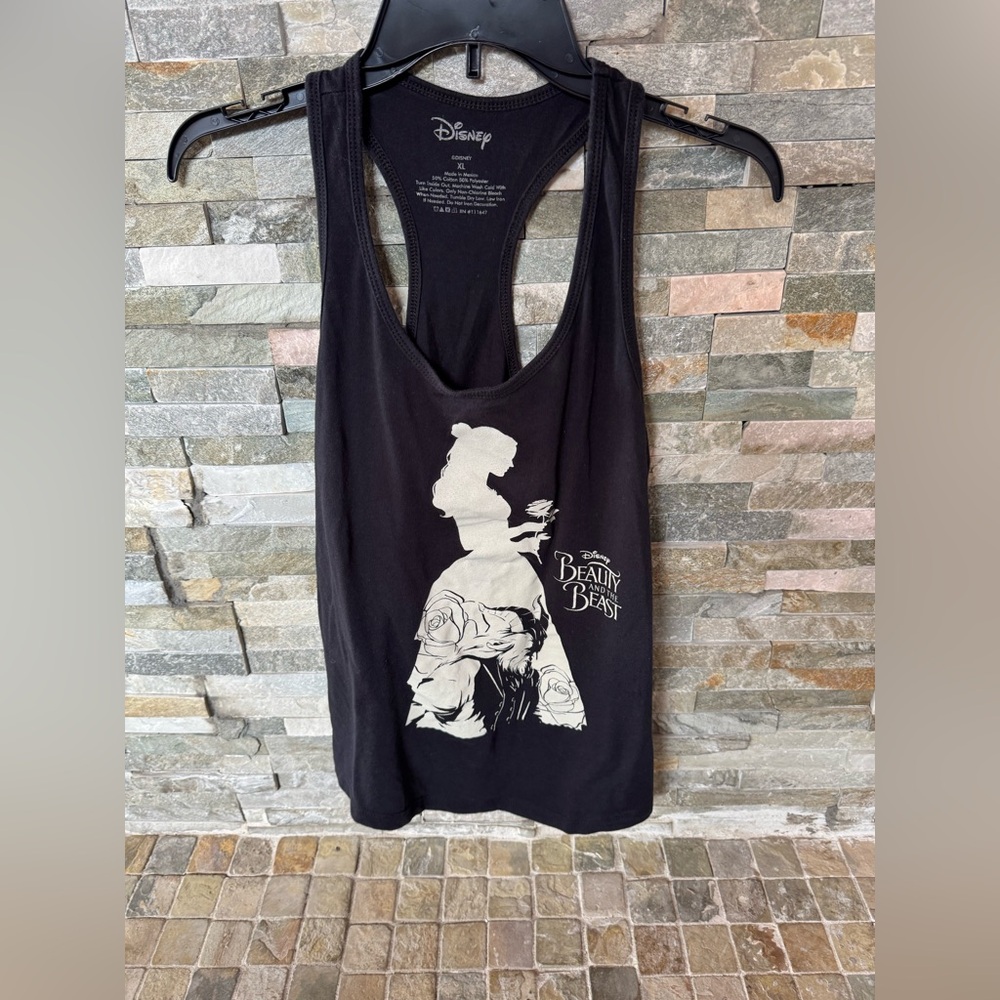 Disney Beauty and the Beast Black Tank Top - Picture 3 of 5